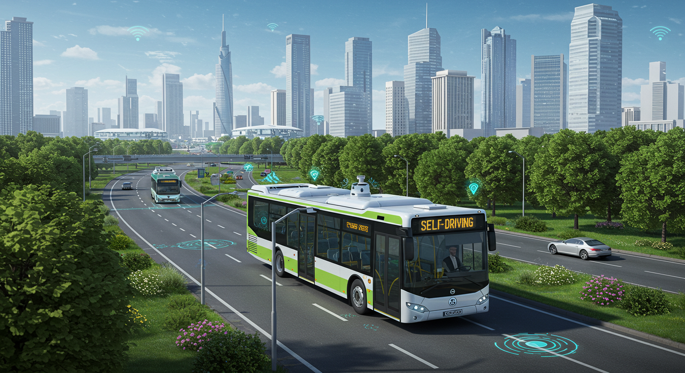 Xe buýt tự lái: Cuộc cách mạng trong giao thông công cộng