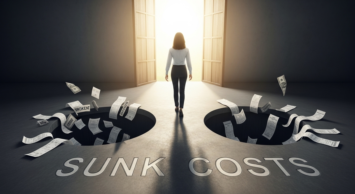 Thoát khỏi bẫy chi phí chìm: Cách vượt qua sai lầm và tìm lại tự do Thoát khỏi bẫy chi phí chìm: Cách vượt qua sai lầm và tìm lại tự do