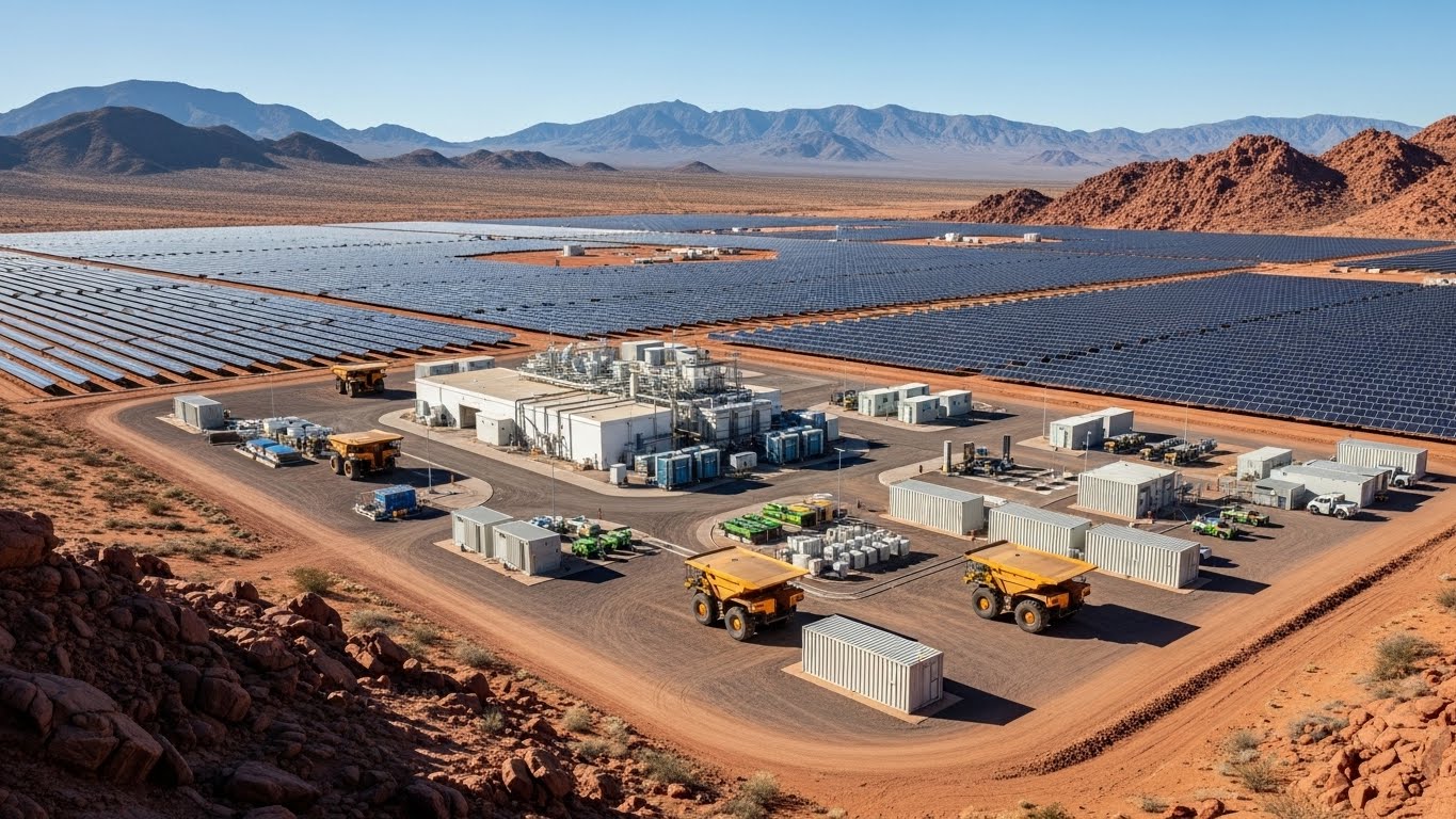 Microgrid công nghiệp – Cơ sở sa mạc Arizona vận hành bằng năng lượng mặt trời